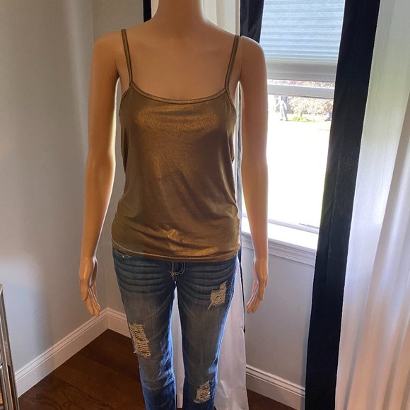 Cache Tops - Gold Cami